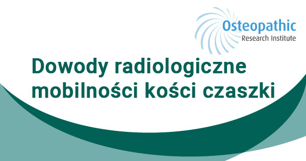 PL - 92 - Radiographic Evidence of Cranial Bone Mobility